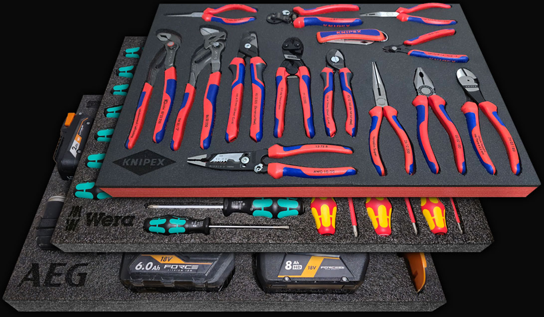 Custom Foam Tool Organizer Tray